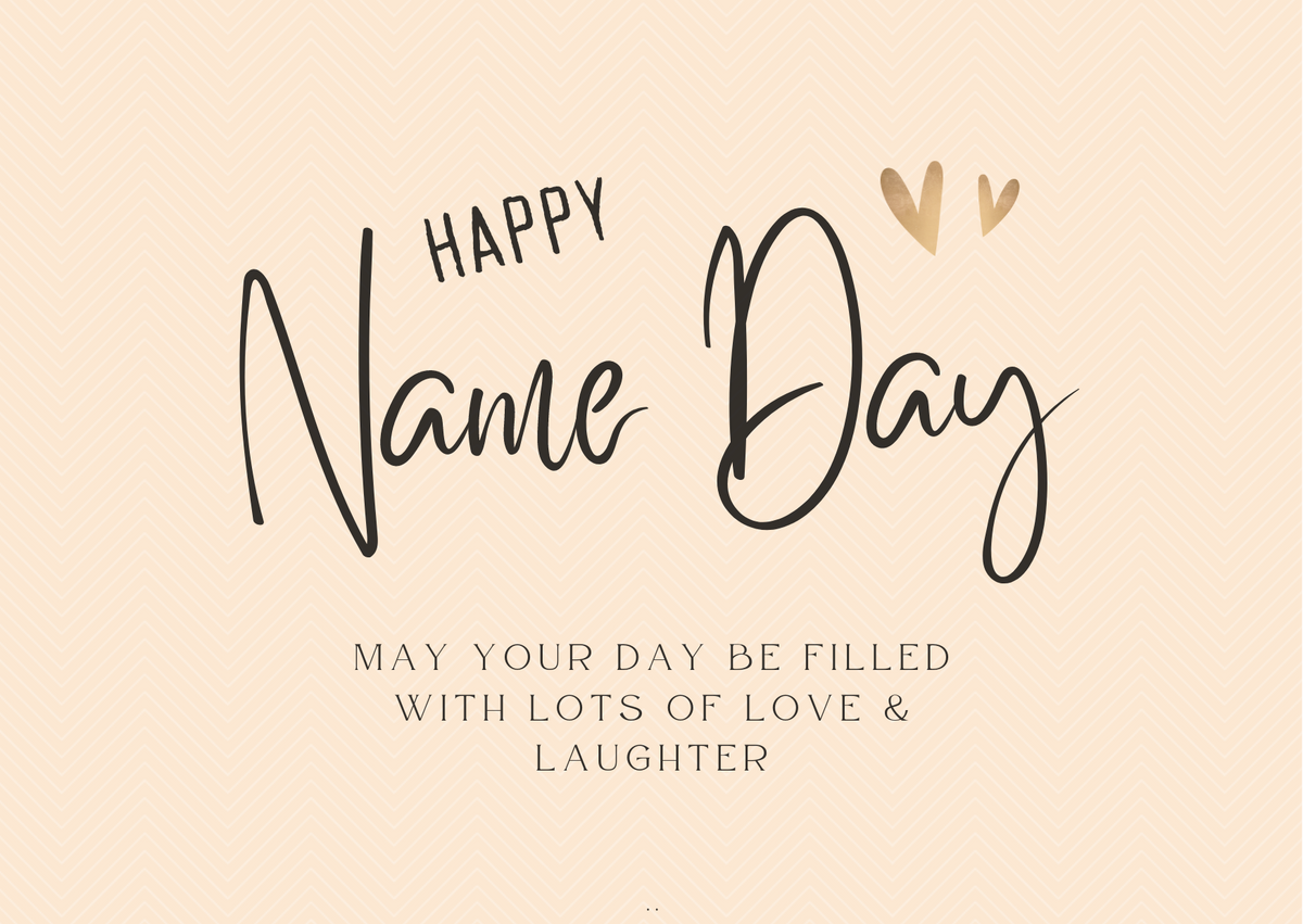 Name Day Card 007