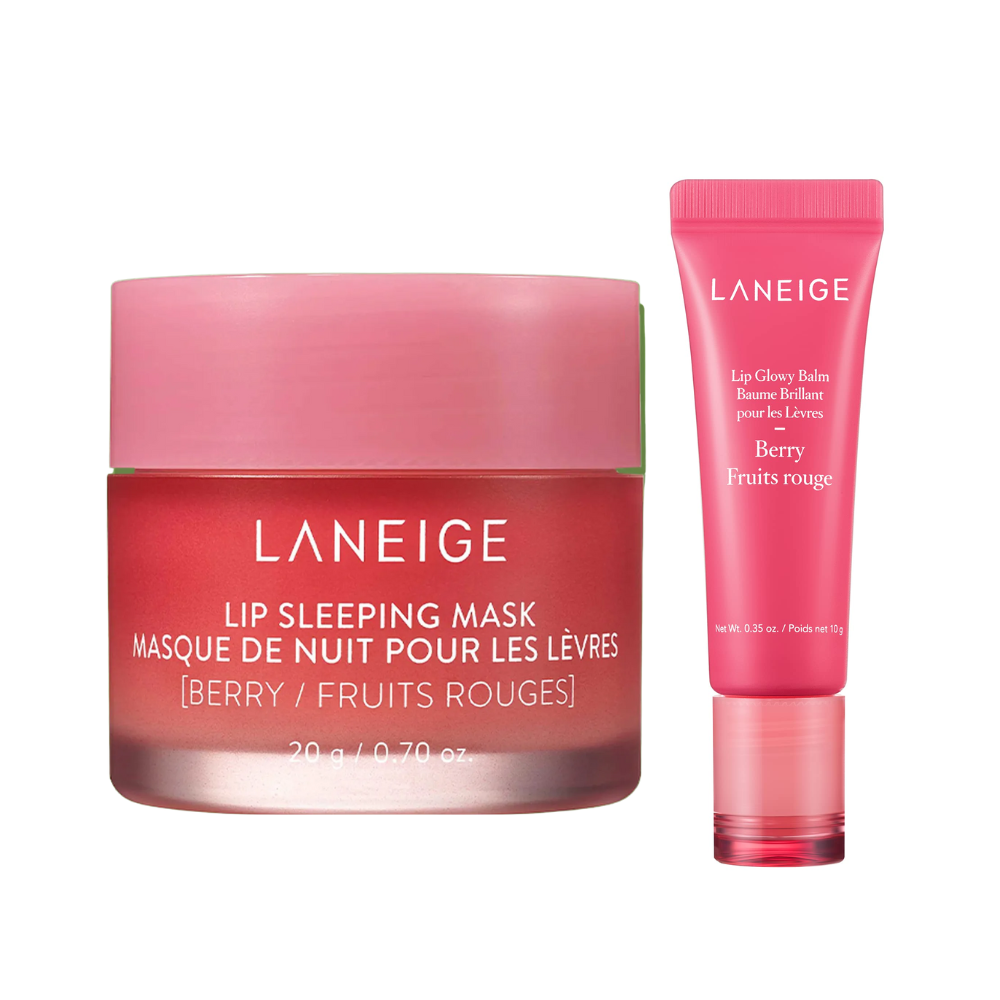 LANEIGE Lip Mask & Glowy Balm Berry