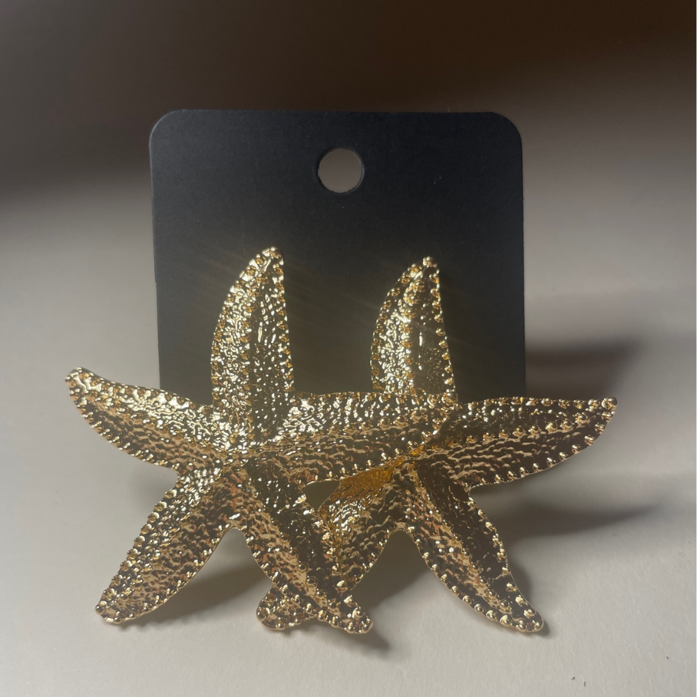 Star Shaped Stud Earrings