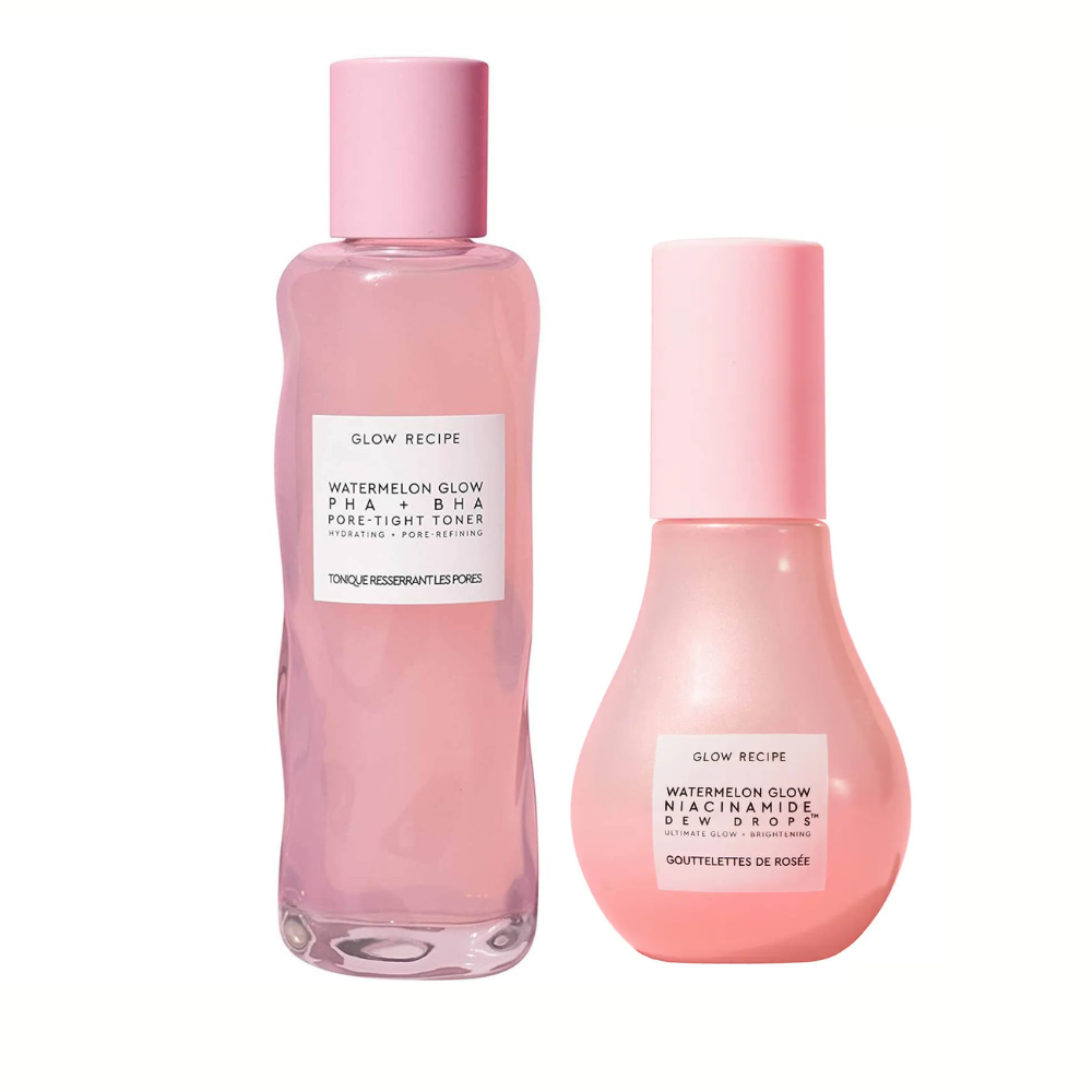 Large Glow Recipe Toner and Dew Drops