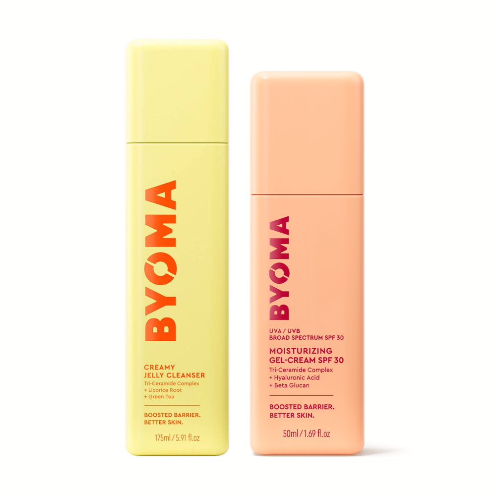 BYOMA Cleanser and SPF30 Moisturizer Duo