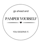 Pamper Yourself Sticker