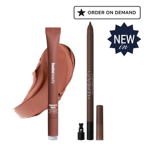 HUDA BEAUTY Softcore Matte Lips Duo - Warm Brown & Rich Brown