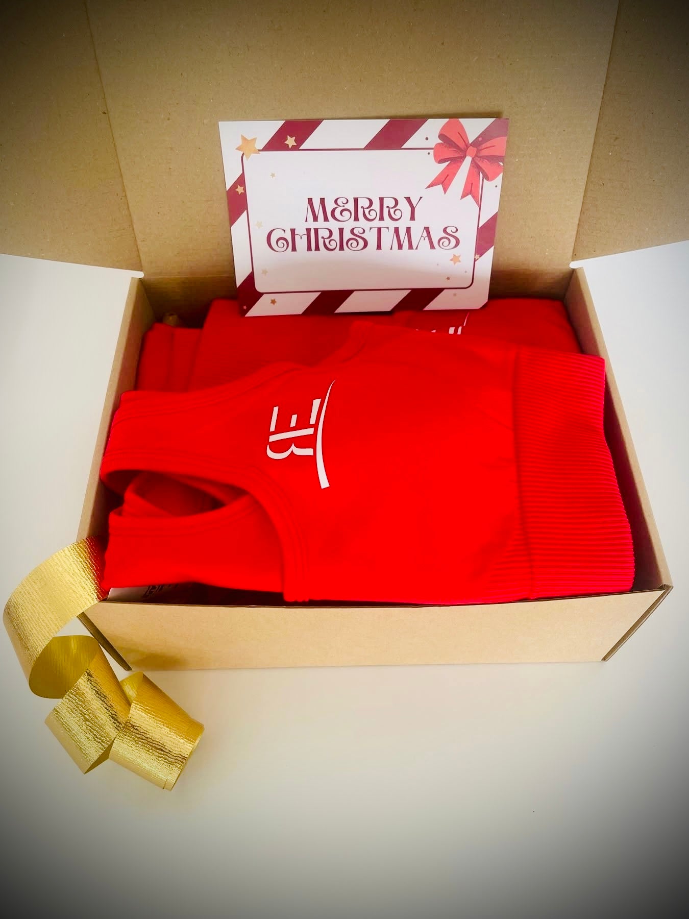 Gym Girl Christmas Gift Box Red