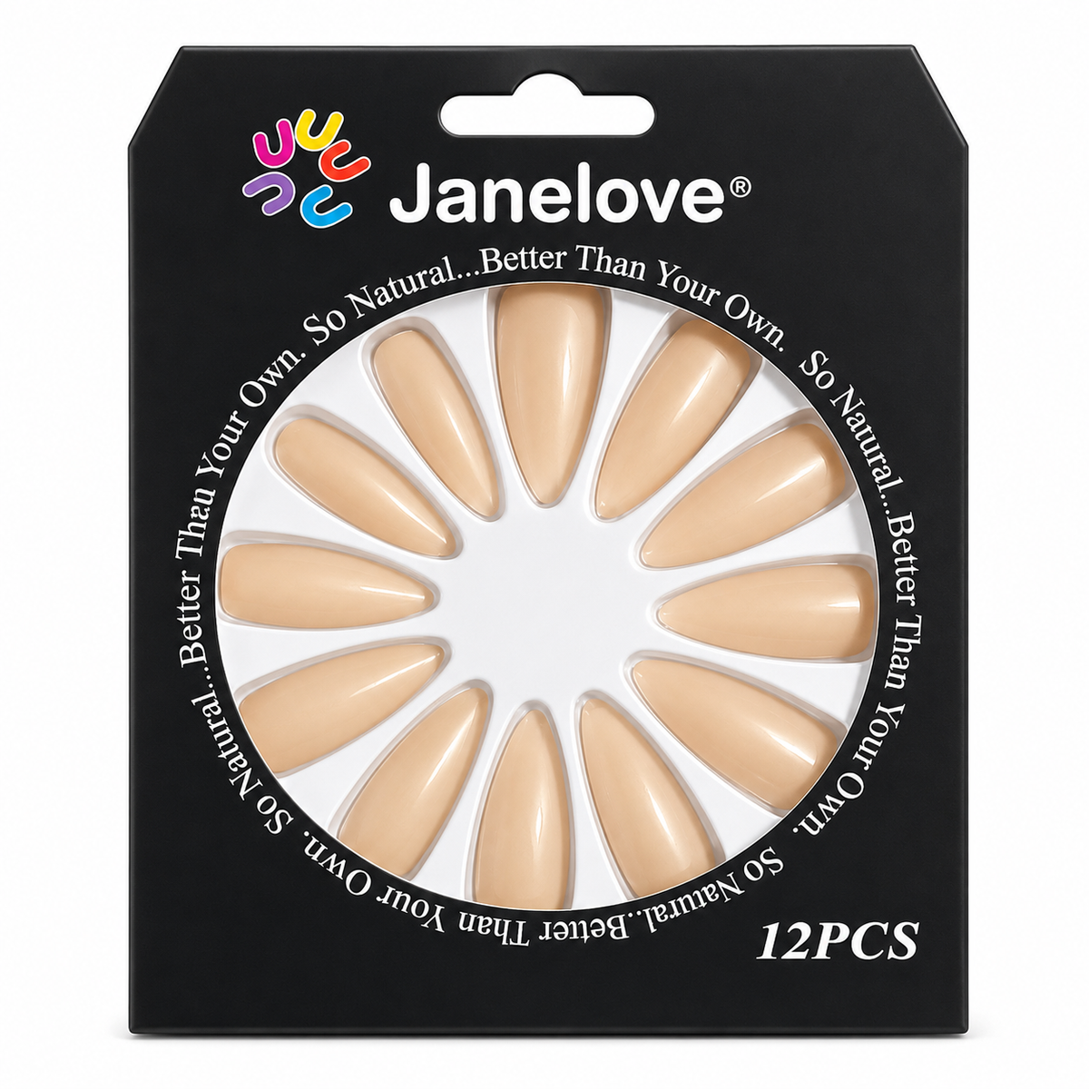 Press-On Nails - Nude Cream