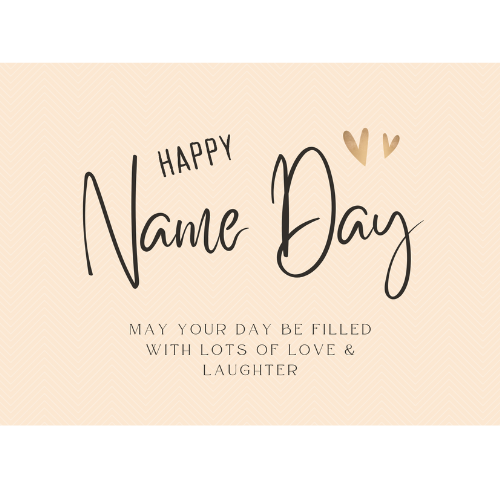 Name Day Card 007