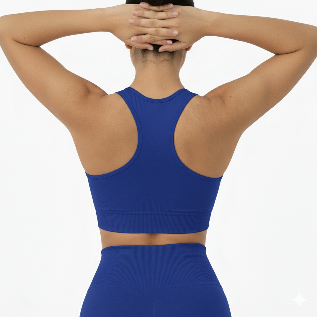 Blue Sports Bra