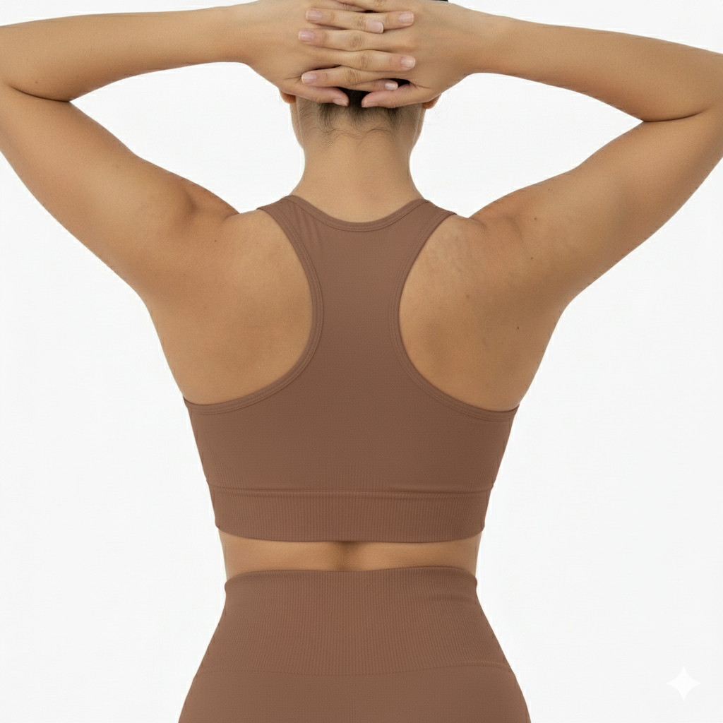 Champagne Sports Bra