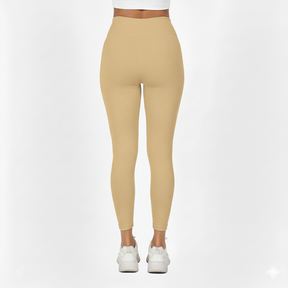 Apricot High Waist Ribbed Leggings