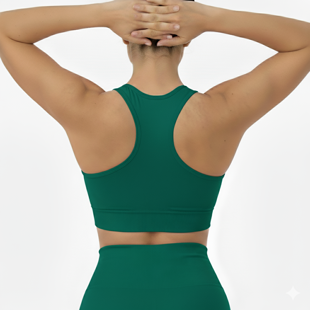 Green Sports Bra