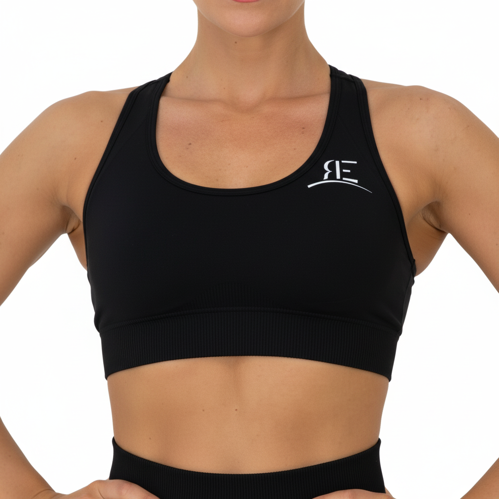 Black Sports Bra