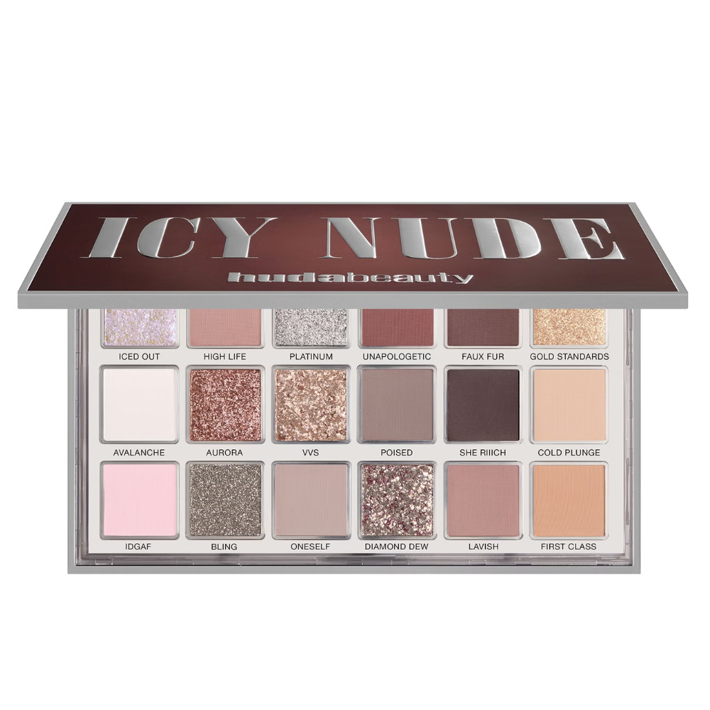 HUDA Beauty Icy Nude Eyeshadow Palette 16g