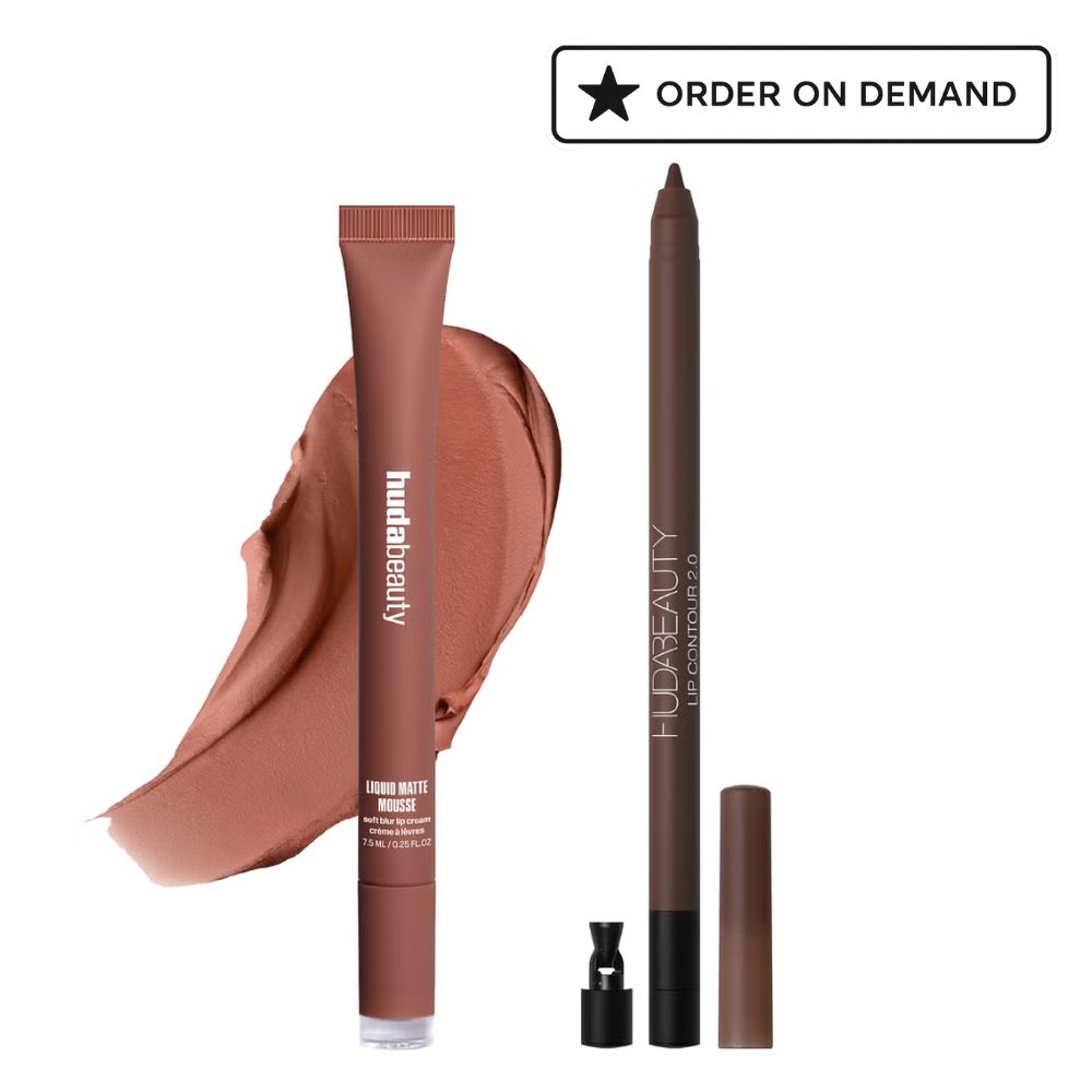 Huda Beauty Liquid Matte Mousse in 'Warm Brown' 