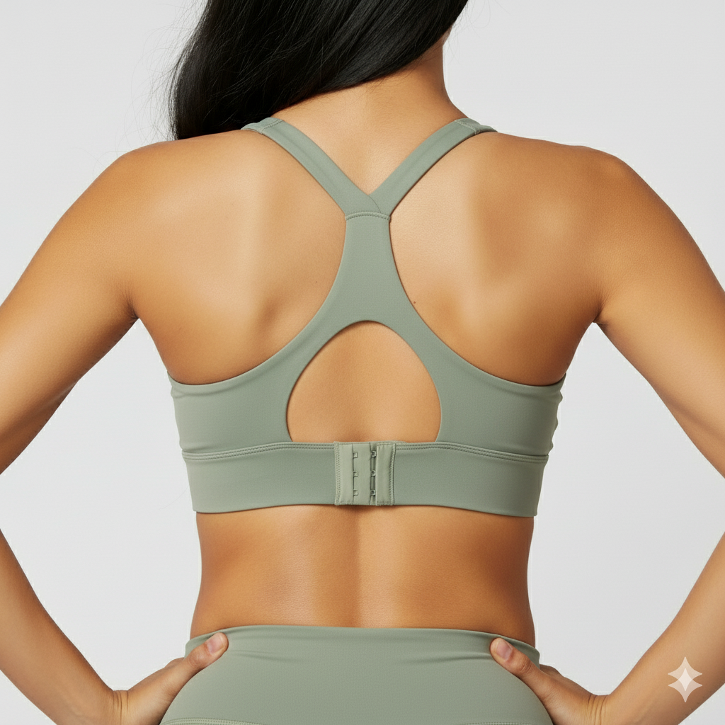 Grey Sports Bra