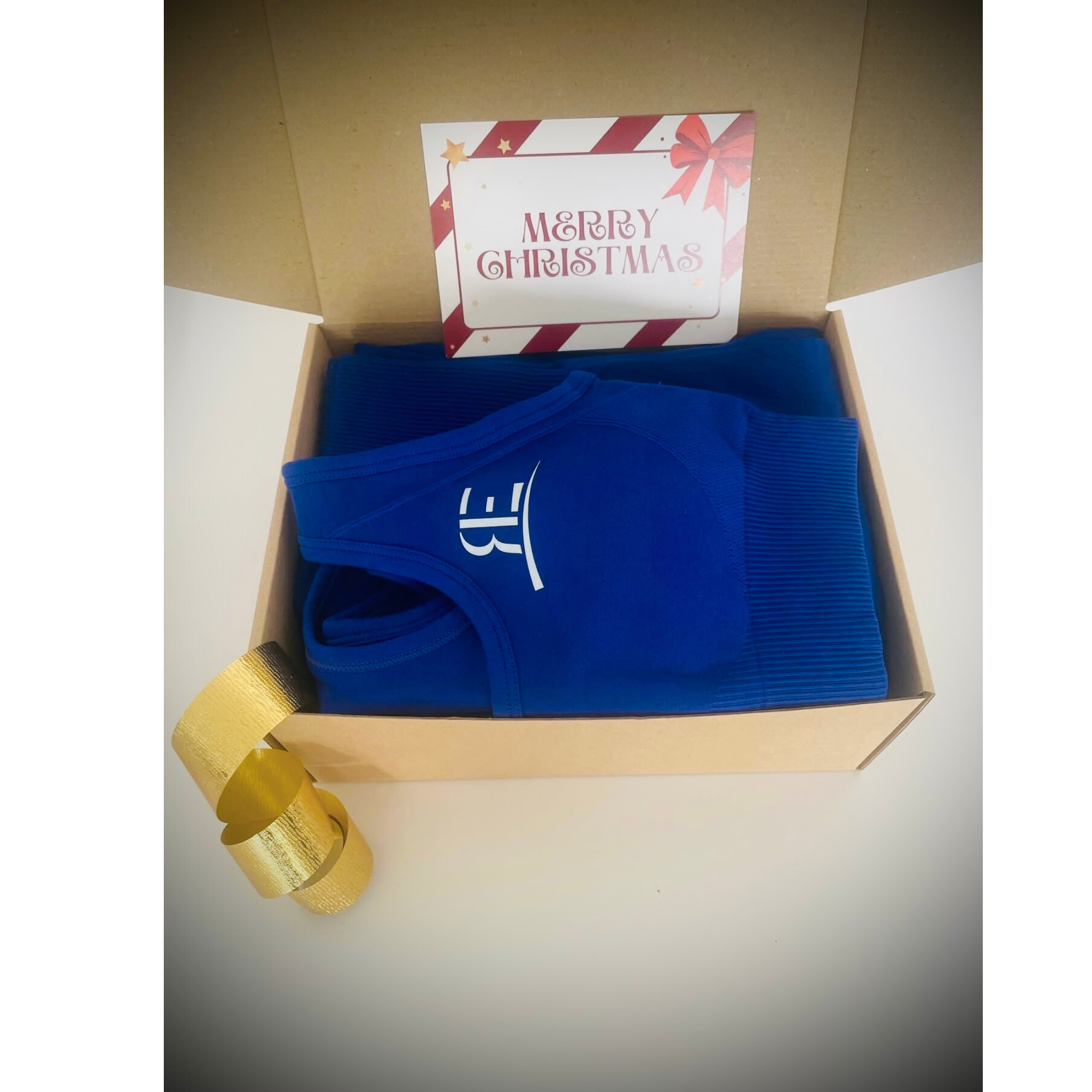 Gym Girl Christmas Gift Box Blue