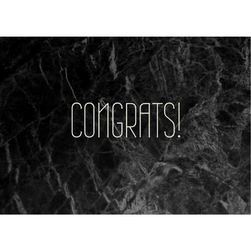 Congratulations Card 021