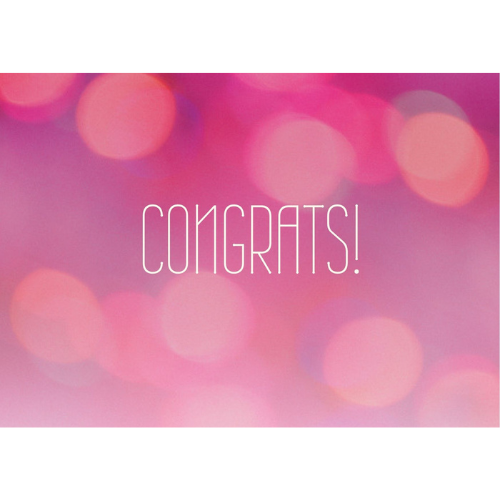 Congratulations Card 019