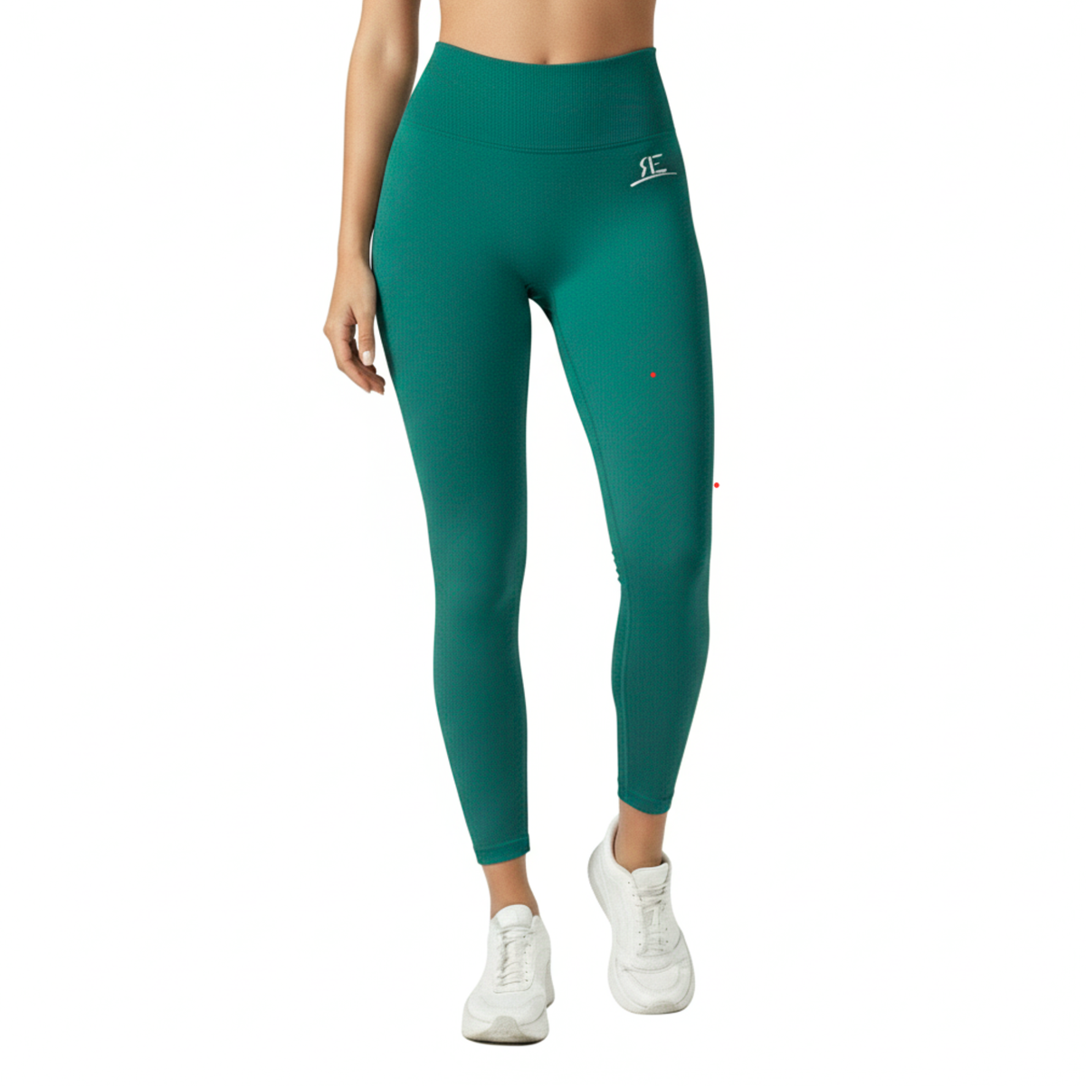 Green High Waist Leggings