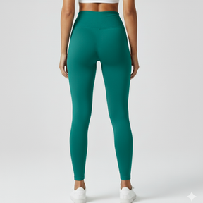 Green High Waist Leggings