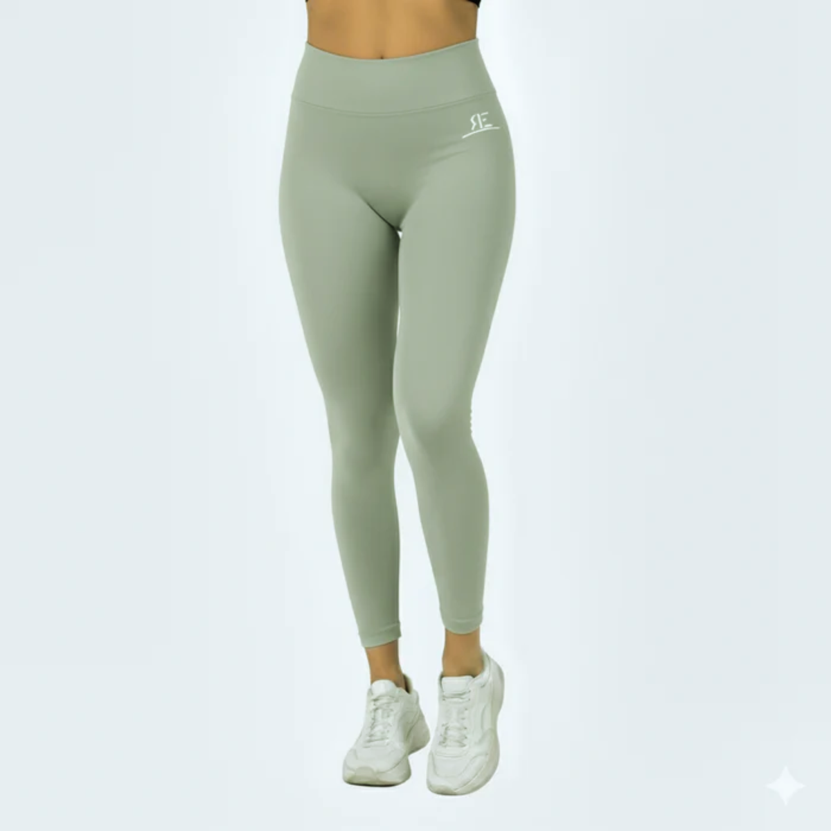 Grey High Waist Soft Leggings