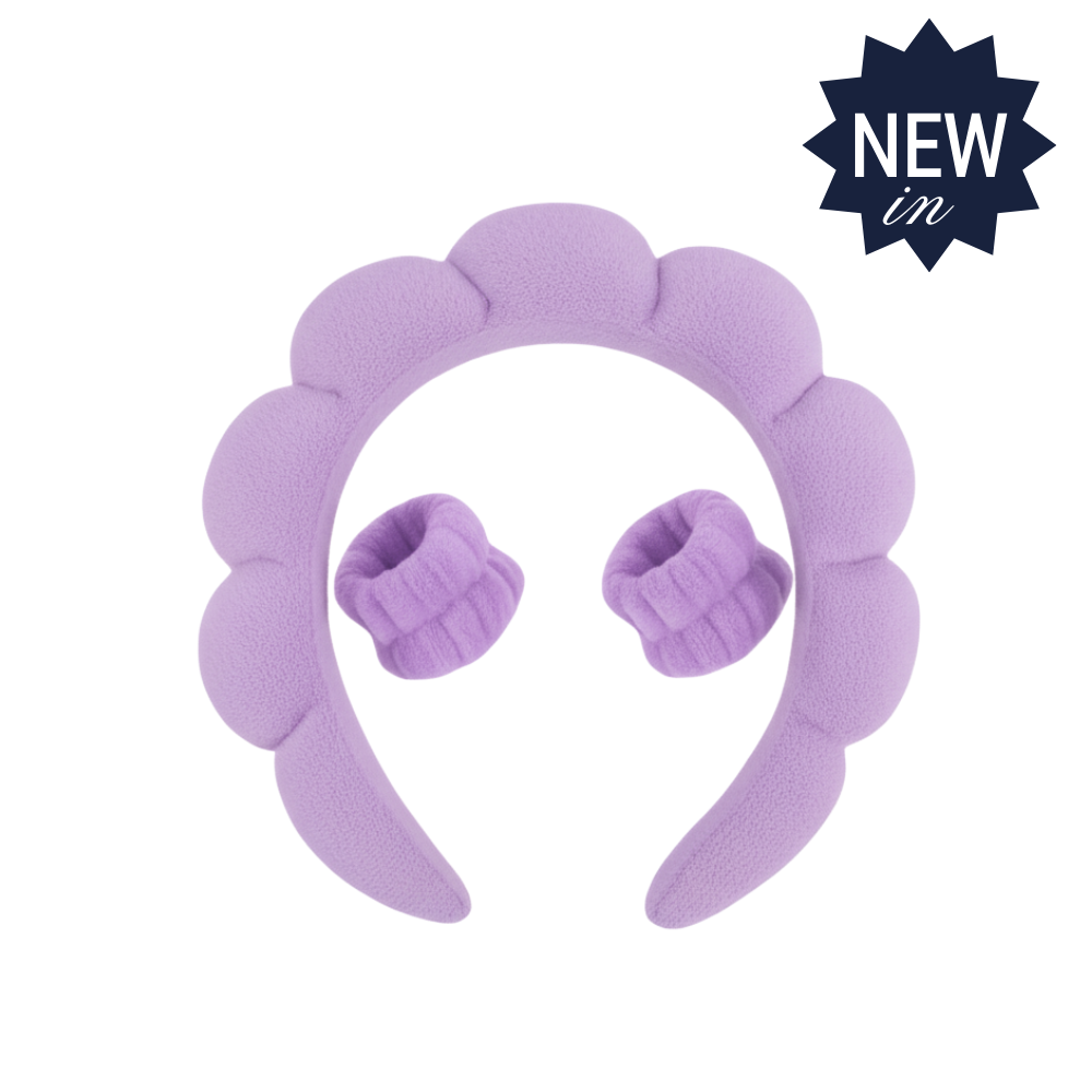 Skincare Set in Soft Purple