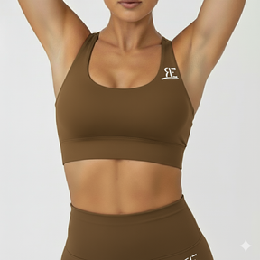 Deep Khaki Sports Bra