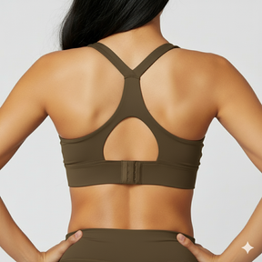 Deep Khaki Sports Bra