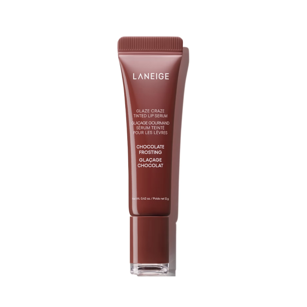 LANEIGE Glaze Craze Tinted Lip Serum 12g chocolate frosting