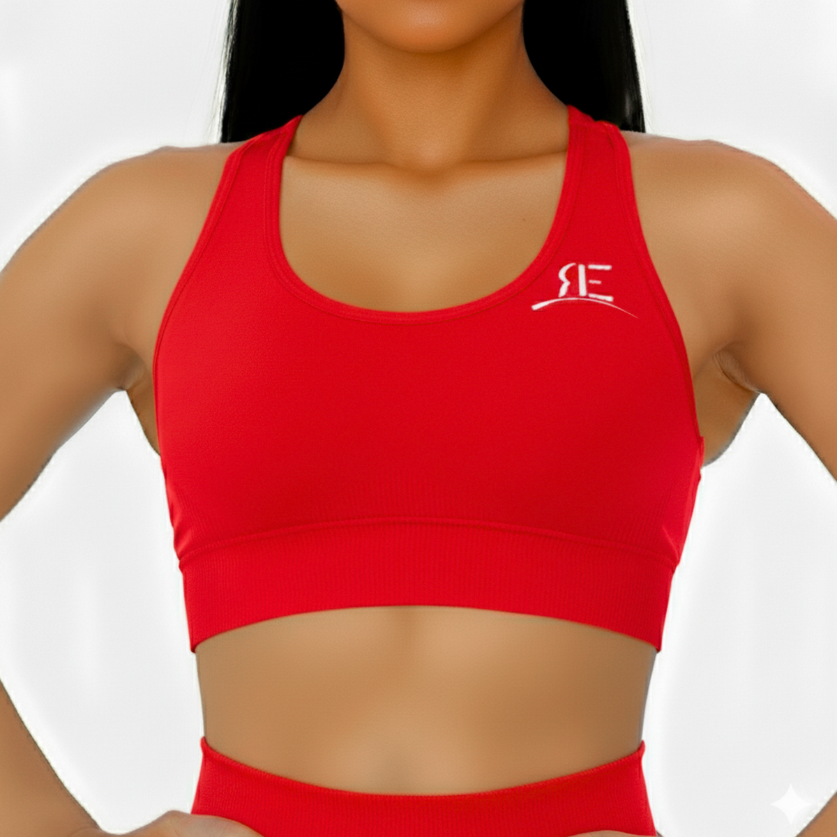 Red Sports Bra