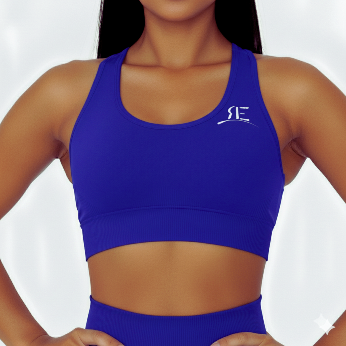 Blue Sports Bra